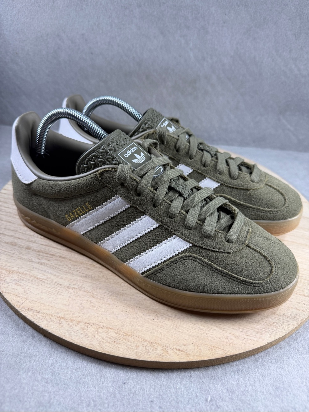 adidas Gazelle Indoor JQ0174 Olive Strata Men’s 8.5 / Women’s 9.5